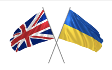 UK &amp; Ukraine flags