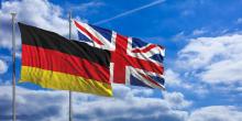 Uk Germany flags