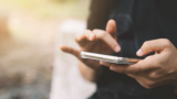 Person on phone