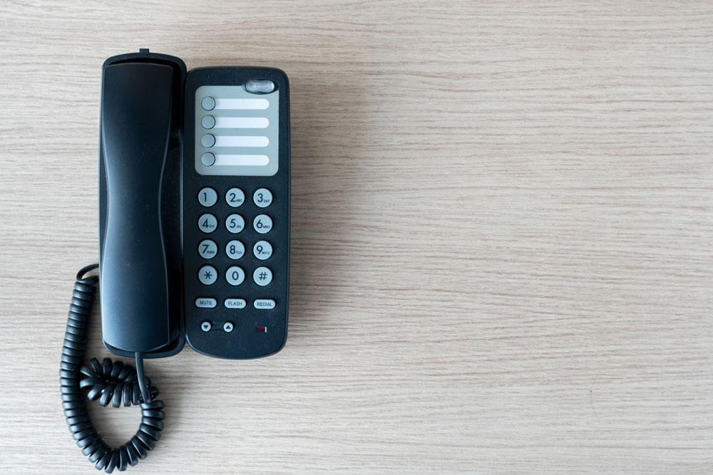 A telephone