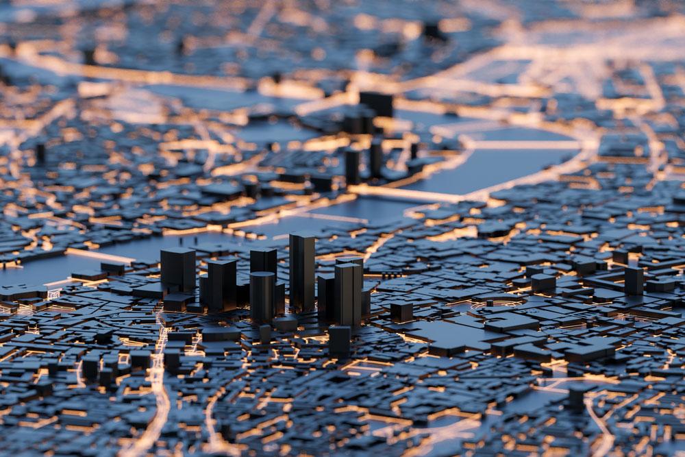 Model cityscape