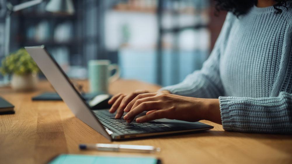 Person on laptop
